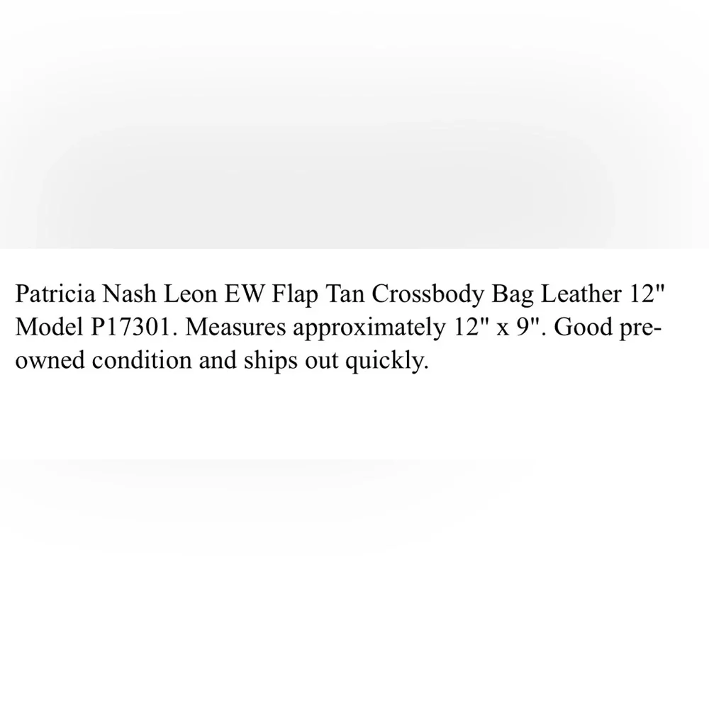 Patricia Nash Leon Retired Leather Crossbody GUC!